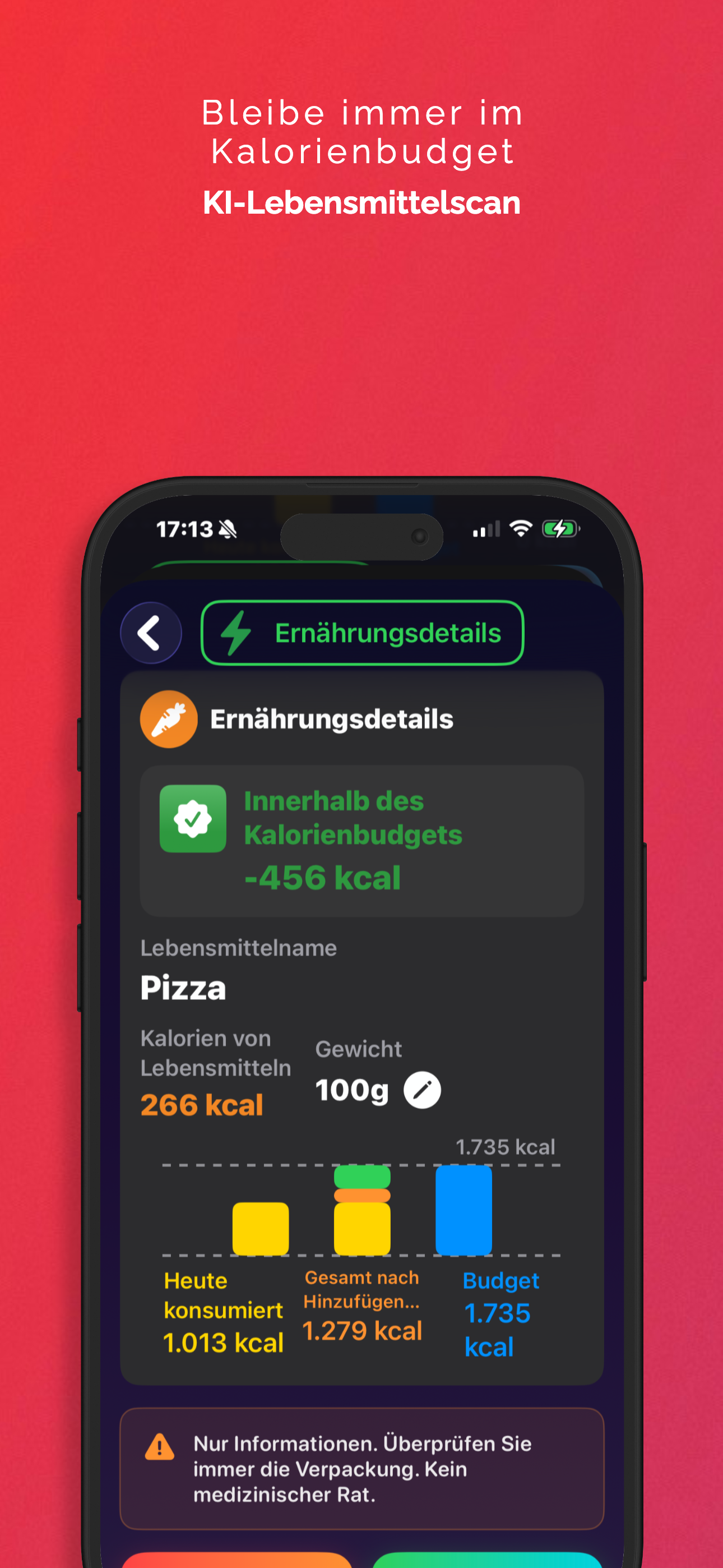 AI Lebensmittelscanner
