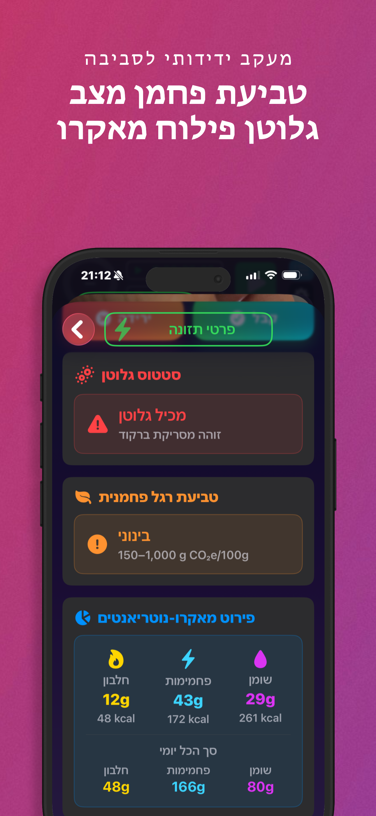 צמצם את טביעת הרגל הפחמנית שלך
